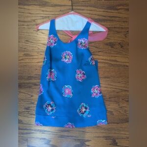 Lilly Pulitzer Blue Floral Top